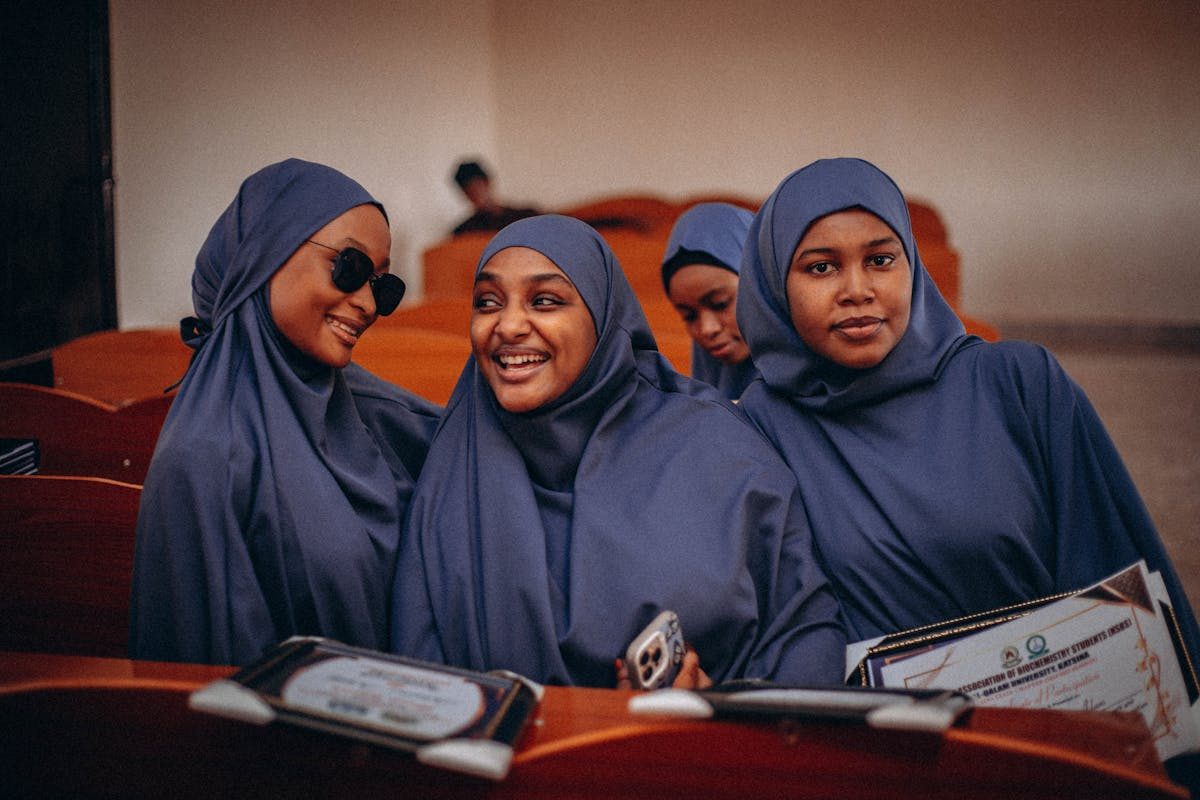 Fatima Jalloh at a graduation ceremony