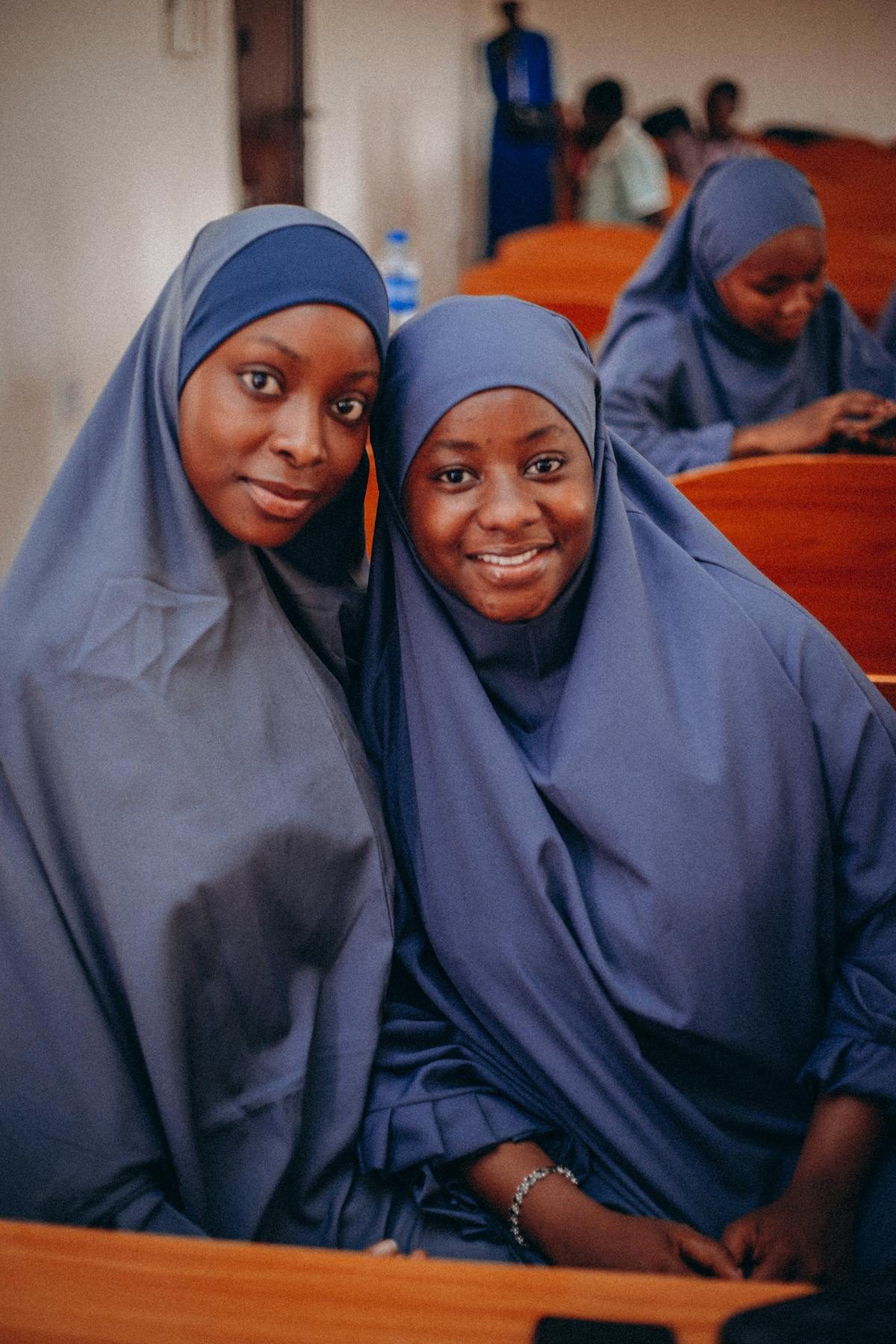 Mariam Conteh in a classroom learning environment